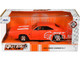 1968 Dodge Charger R/T SRT Orange with White Stripes and Graphics Bigtime Muscle Series 1/24 Diecast Model Car Jada 34197