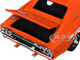 1968 Dodge Charger R/T SRT Orange with White Stripes and Graphics Bigtime Muscle Series 1/24 Diecast Model Car Jada 34197