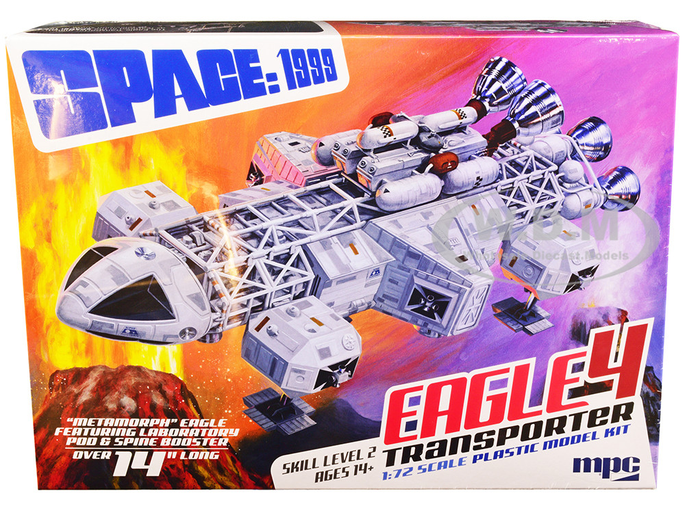 Skill 2 Model Kit Eagle 4 Transporter "Space: 1999" (1975-1977) TV Show 1/72 Scale Model by MPC
