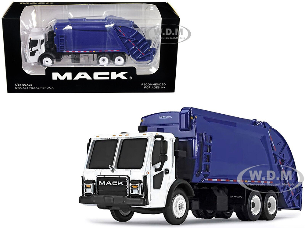Mack LR McNeilus Rear Load Refuse Body and First Gear White 1:87 model First Gear/DCP