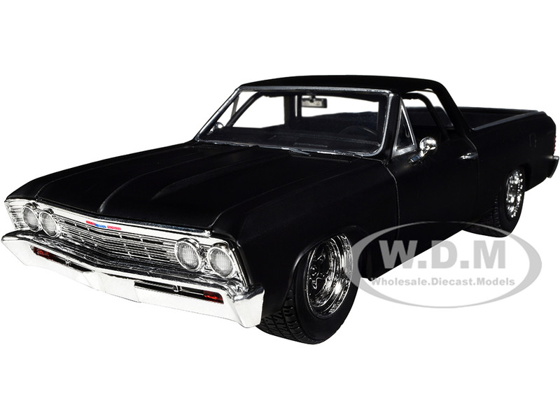 1967 Chevrolet El Camino Matt Black Fast & Furious Series 1/24