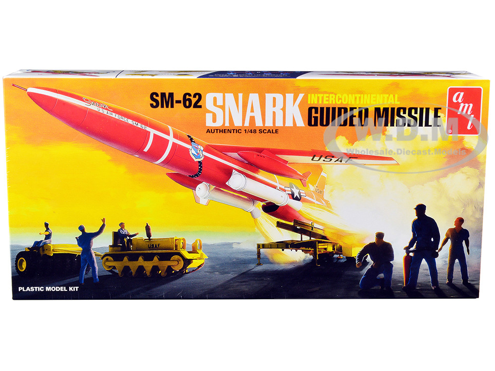 AMT Skill 2 Model Kit Northrop SM-62 Snark Intercontinental Guided Missile 1/48 Scale Model by AMT