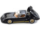 Lamborghini Miura SVR Black with Gold Accents and Wheels 1/43 Diecast Model Car Kyosho KS03203BKG