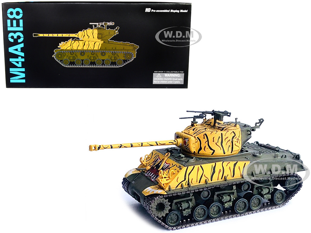 United States M4A3E8 Sherman "Tiger Face" Tank "24th Infantry Div., Korea" (1951) "NEO Dragon Armor" Series 1/72 Plastic Model by Dragon Models