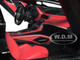 Lamborghini Countach LPI 800 4 Black with Red Interior Special Edition 1/18 Diecast Model Car Maisto 31459BK
