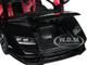 Lamborghini Countach LPI 800 4 Black with Red Interior Special Edition 1/18 Diecast Model Car Maisto 31459BK