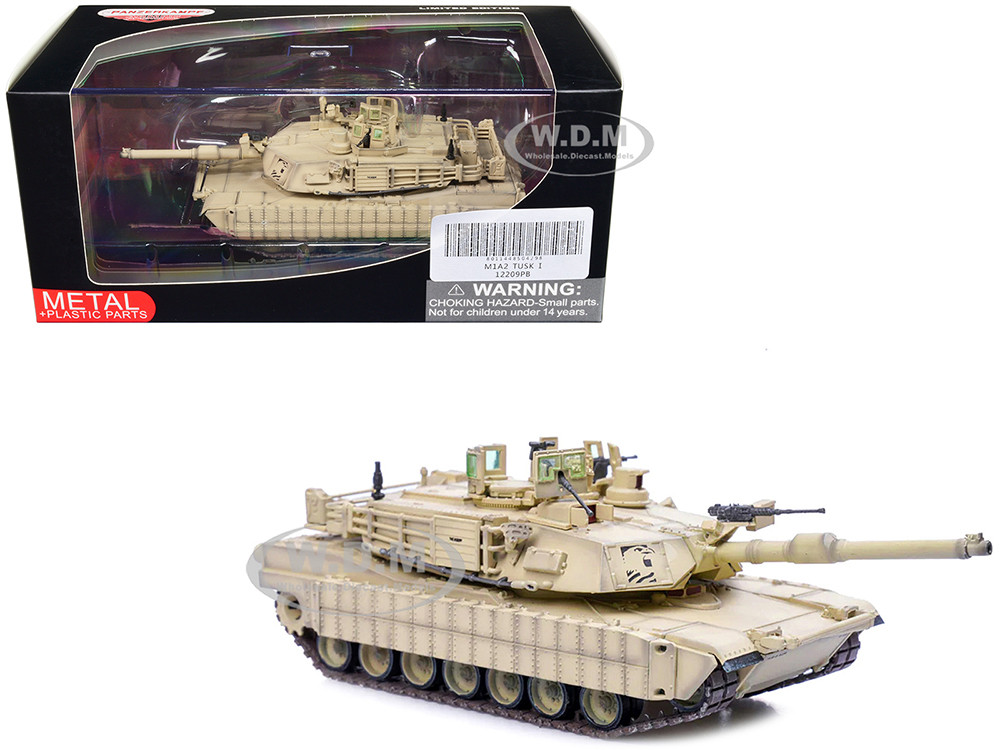General Dynamics M1A2 Abrams TUSK Tank "US Army 3rd Armored Cavalry Rgt Iraq" (2011) "Armor Premium" Series 1/72 Diecast Model by Panzerkampf