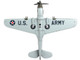 Curtiss P 40 Warhawk Fighter Aircraft #160 Pilot George S Welch United States Army Air Force Attack on Pearl Harbor 1941 1/90 Diecast Model Airplane Postage Stamp PS5354-2