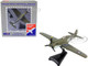 Curtiss P 40 Warhawk Fighter Aircraft #160 Pilot George S Welch United States Army Air Force Attack on Pearl Harbor 1941 1/90 Diecast Model Airplane Postage Stamp PS5354-2