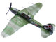 Ilyushin IL 2M3 Sturmovik Aircraft Green Camouflage Double Hero of the Soviet Union Ivan Pavlov Soviet Air Force 1/72 Diecast Model Airplane Legion LEG-14629LA