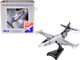 Grumman F9F F 9 Panther Cougar Aircraft Blue Tail Fly United States Navy 1/100 Diecast Model Airplane Postage Stamp PS5393-3
