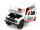1973 Ford Bronco #008 White with Red and Black Stripes and Red Interior with Extra Wheels Just Trucks Series 1/24 Diecast Model Car Jada 34181