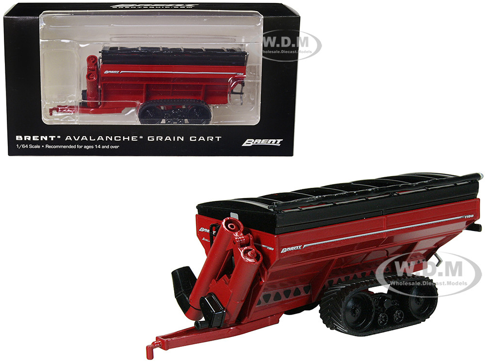 Speccast 1:64 Brent 1198 Avalanche Grain Cart with Tracks Red 1/64 Diecast Model by SpecCast