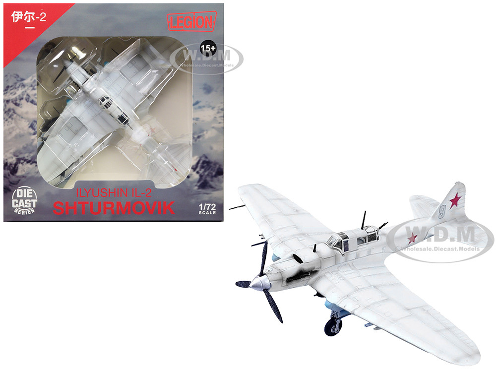 Ilyushin IL-2 Shturmovik Aircraft White "3rd Squadron, 505th Air Assault Regiment, 226th Air Assault Division, Battle of Stalingrad" (1942) Soviet Air