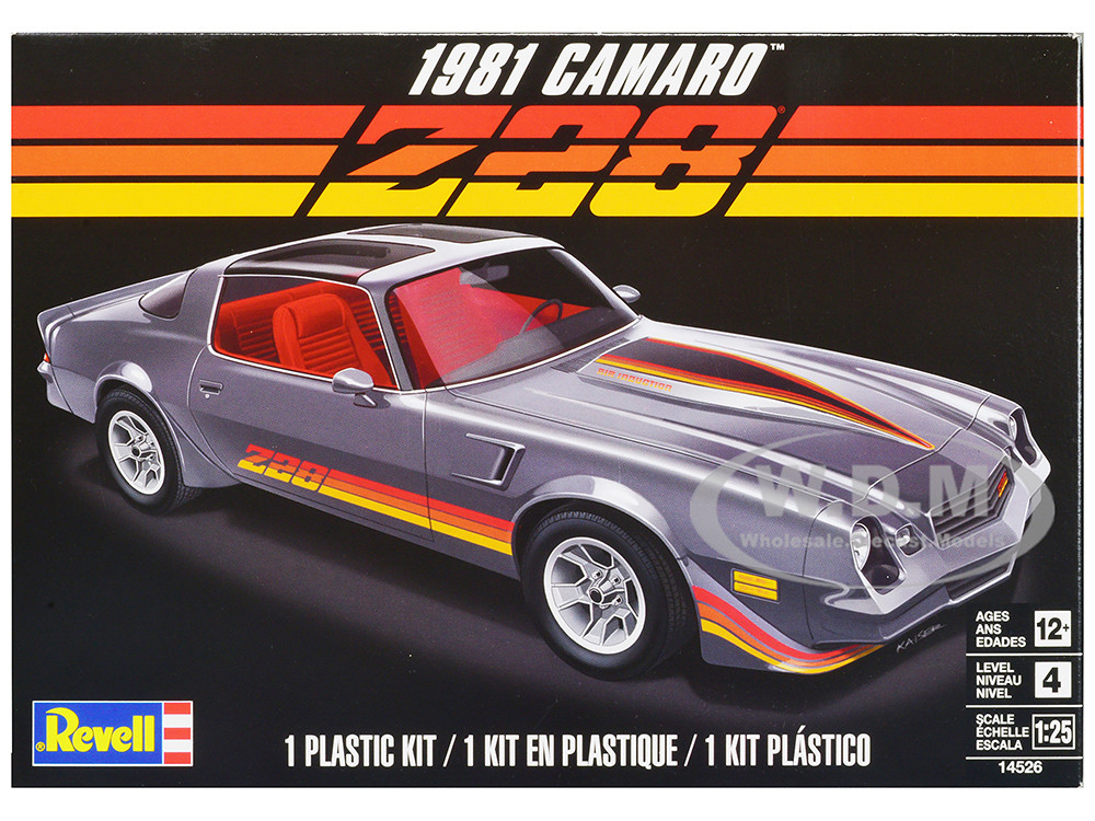 Revell 1:24 Level 4 Model Kit 1981 Chevrolet Camaro Z/28 1/25 Scale Model by Revell