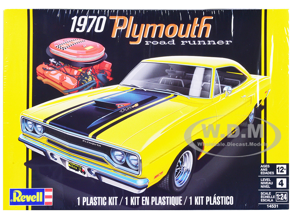 Revell 1:24 Level 4 Model Kit 1970 Plymouth Road Runner 1/24 Scale Model by Revell
