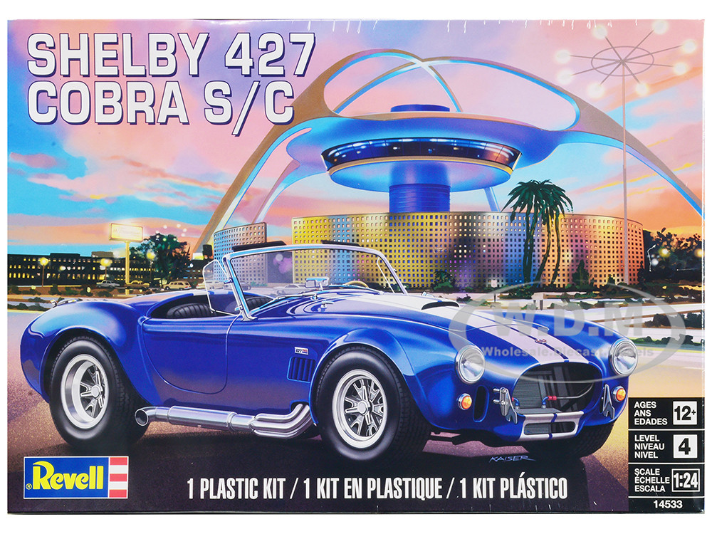 Revell 1:24 Level 4 Model Kit Shelby Cobra 427 S/C 1/24 Scale Model by Revell