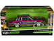 1986 Chevrolet Monte Carlo SS Lowrider Pink Metallic with Graphics Lowriders Series 1/24 Diecast Model Car Maisto 32542PK