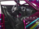 1986 Chevrolet Monte Carlo SS Lowrider Pink Metallic with Graphics Lowriders Series 1/24 Diecast Model Car Maisto 32542PK