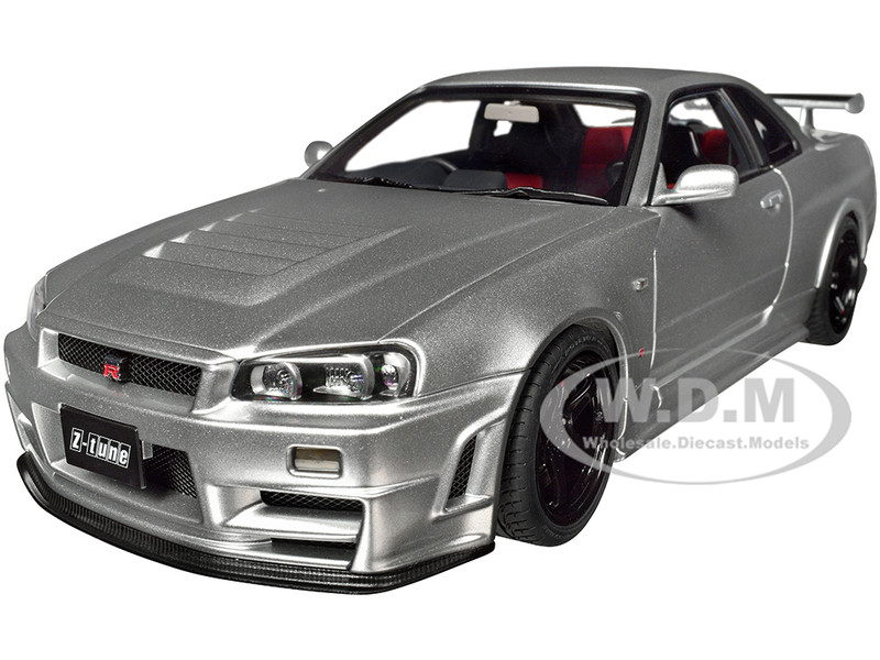 Nissan Nismo R34 GT R Z TUNE RHD Right Hand Drive Silver Metallic