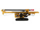 CZM EK160 Cylinder Crowd Drilling Rig Yellow High Line Series 1/50 Diecast Model Diecast Masters 41002