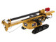 CZM EK160 Cylinder Crowd Drilling Rig Yellow High Line Series 1/50 Diecast Model Diecast Masters 41002