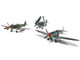 Level 3 Model Kit Supermarine Seafire F XVII Fighter Aircraft with 3 Scheme Options 1/48 Plastic Model Kit by Airfix A06102A