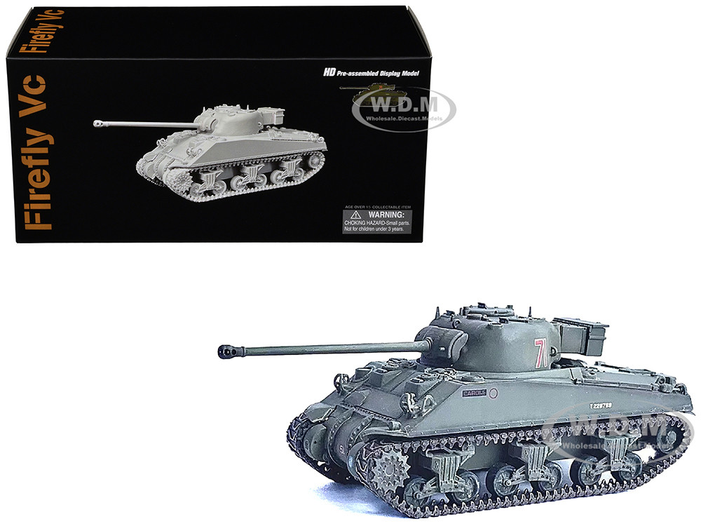 British Sherman Firefly Vc Tank #71 "13th/18th Royal Hussars, Armoured Brigade, Normandy, France" (1944) "NEO Dragon Armor" Series 1/72 Plastic Model