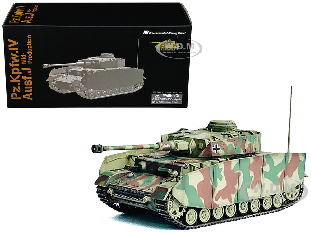 Germany Pz.Kpfw.IV Ausf.J Mid Production Tank "Pz.Abt.115, 15.Pz.Gren.Div. Champs, Belgium" (1944) "NEO Dragon Armor" Series 1/72 Plastic Model by Dra