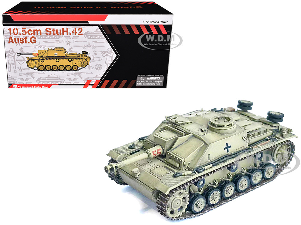 Germany 10.5cm StuH.42 Ausf. G Tank "Panzer Regiment Hermann Goring, Italy" (1944) "NEO Dragon Armor" Series 1/72 Plastic Model by Dragon Models
