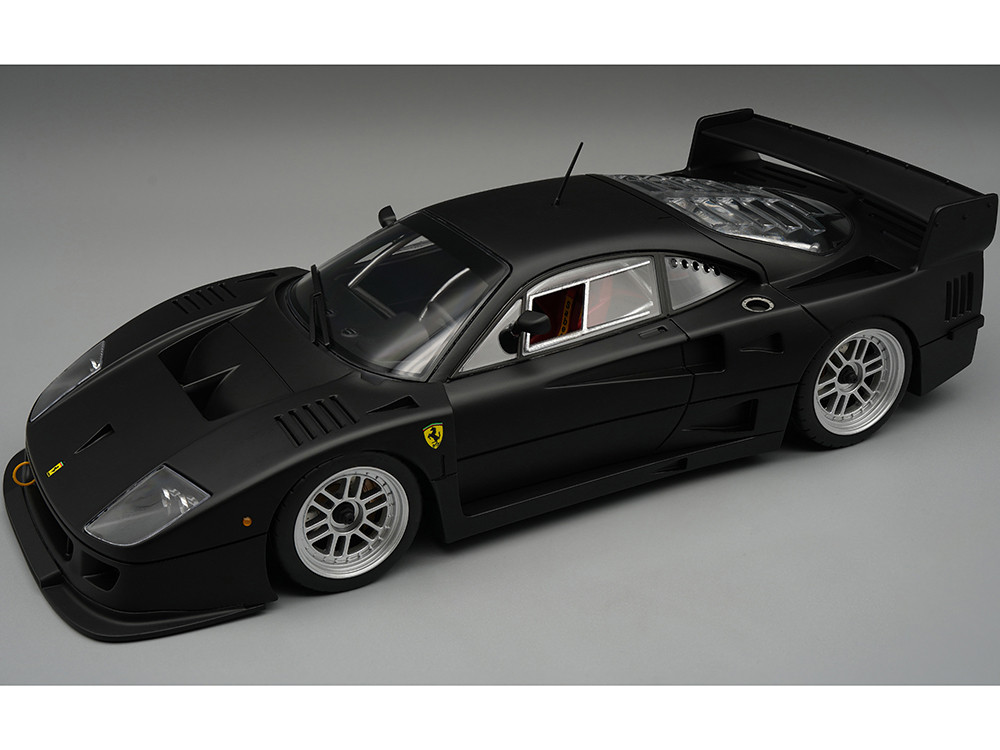 Tecnomodel 1:18 Ferrari F40 LM Matt Black with Enkei Silver Wheels "Press Version" (1996) "Mythos Series" Limited Edition to 75 pieces Worldwide 1/18 Model Car by Tec