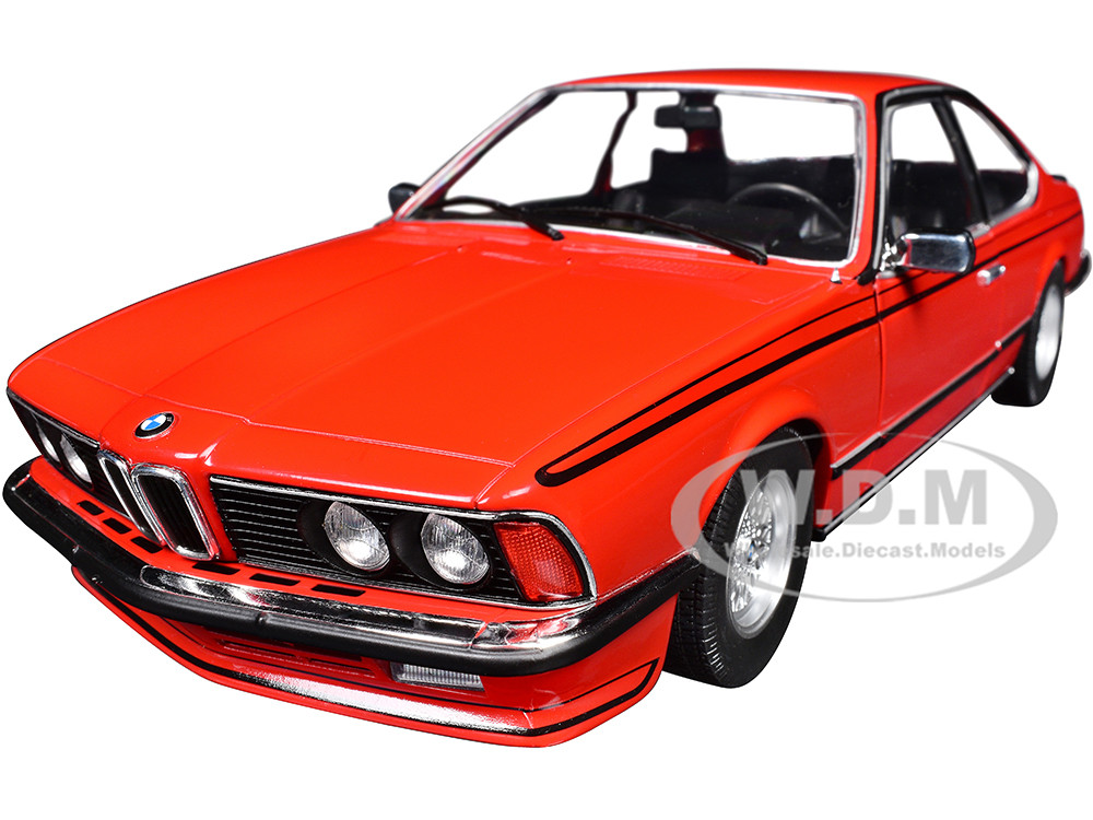 1984 BMW 635 CSI (E24) Henna Red 1/18 Diecast Model Car by Solido
