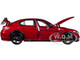 Alfa Romeo Giulia GTA Red Metallic with Carbon Top 1/18 Diecast Model Car Bburago 11048RD