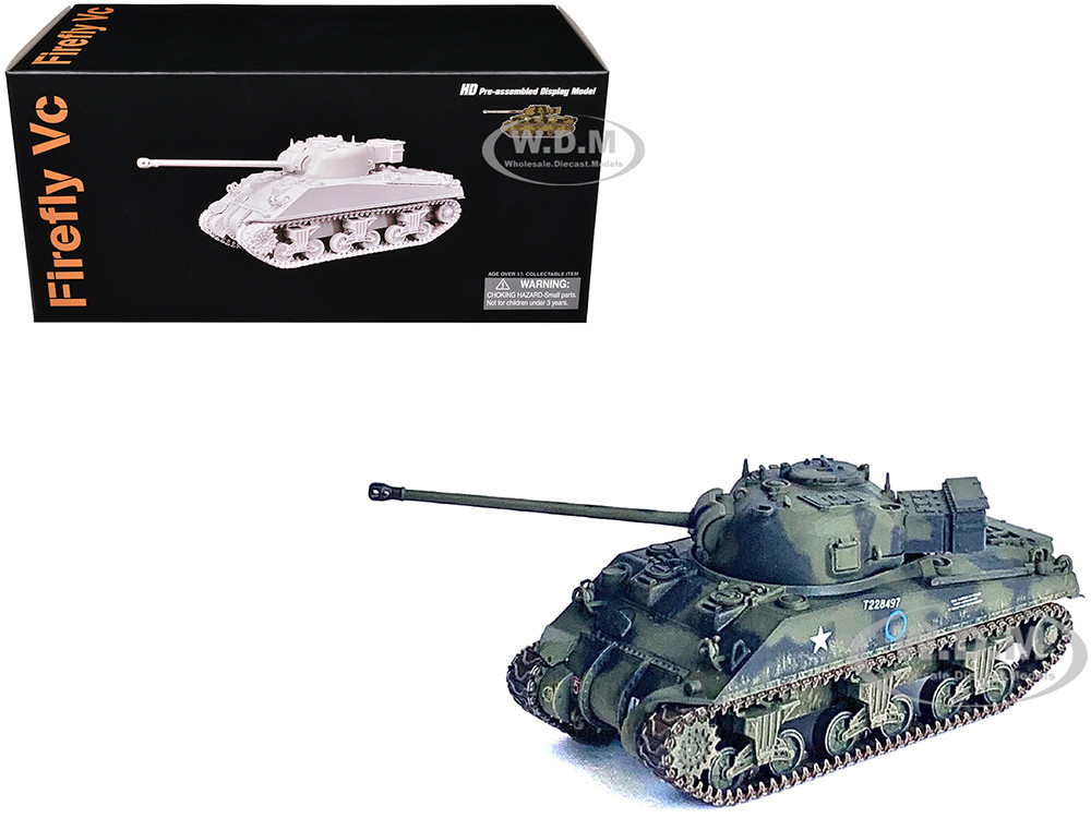 British Sherman Firefly VC Tank "1st Armoured Division, Normandy, France" (1944) "NEO Dragon Armor" Series 1/72 Plastic Model by Dragon Models