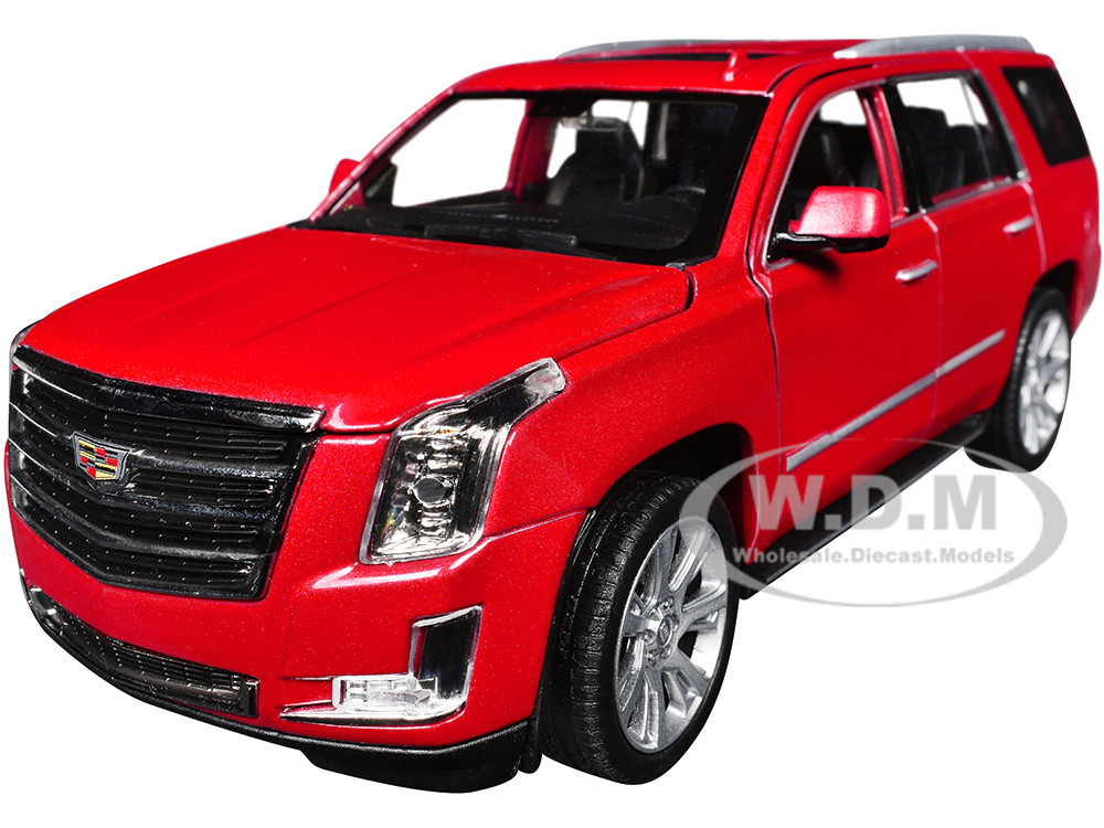 2017 Cadillac Escalade Sunroof -1/27 Red 1:24 model Welly