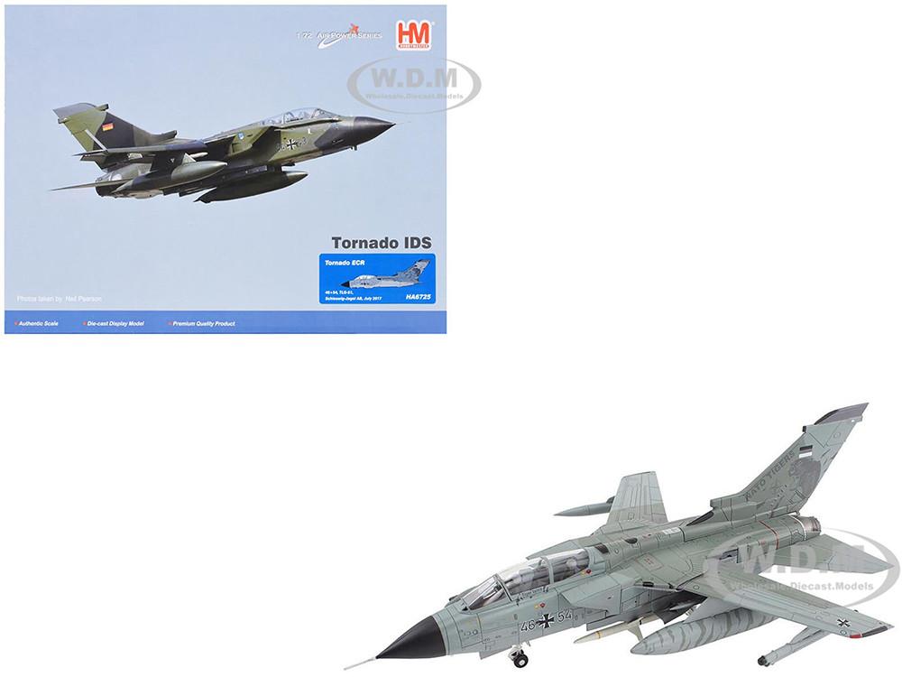 Panavia Tornado ECR Fighter-Bomber Aircraft "46+54, Tactical Air Wing 51, Schleswig-Jagel Air Base, Germany" (2017) German Luftwaffe "Air Power Series