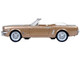 1965 Ford Mustang Convertible Prairie Bronze Metallic 1/87 (HO) Scale Diecast Model Car Oxford Diecast 87MU65007