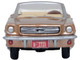 1965 Ford Mustang Convertible Prairie Bronze Metallic 1/87 (HO) Scale Diecast Model Car Oxford Diecast 87MU65007