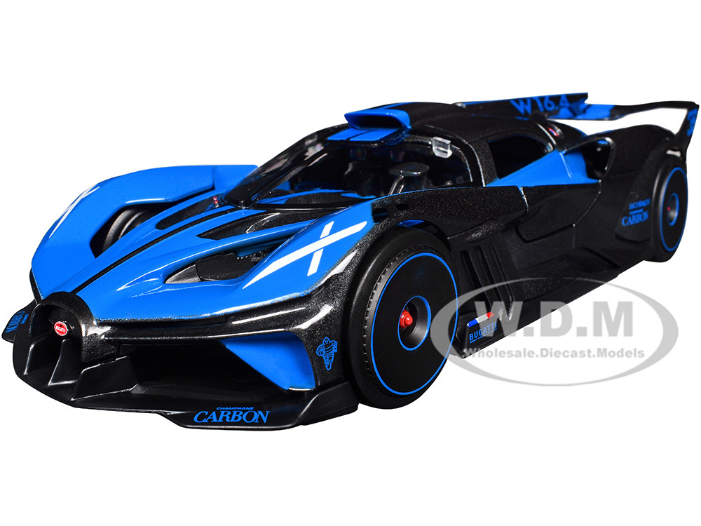 Maisto 1:24 Bugatti Bolide Blue and Black Metallic "Special Edition" Series 1/24 Diecast Model Car by Maisto