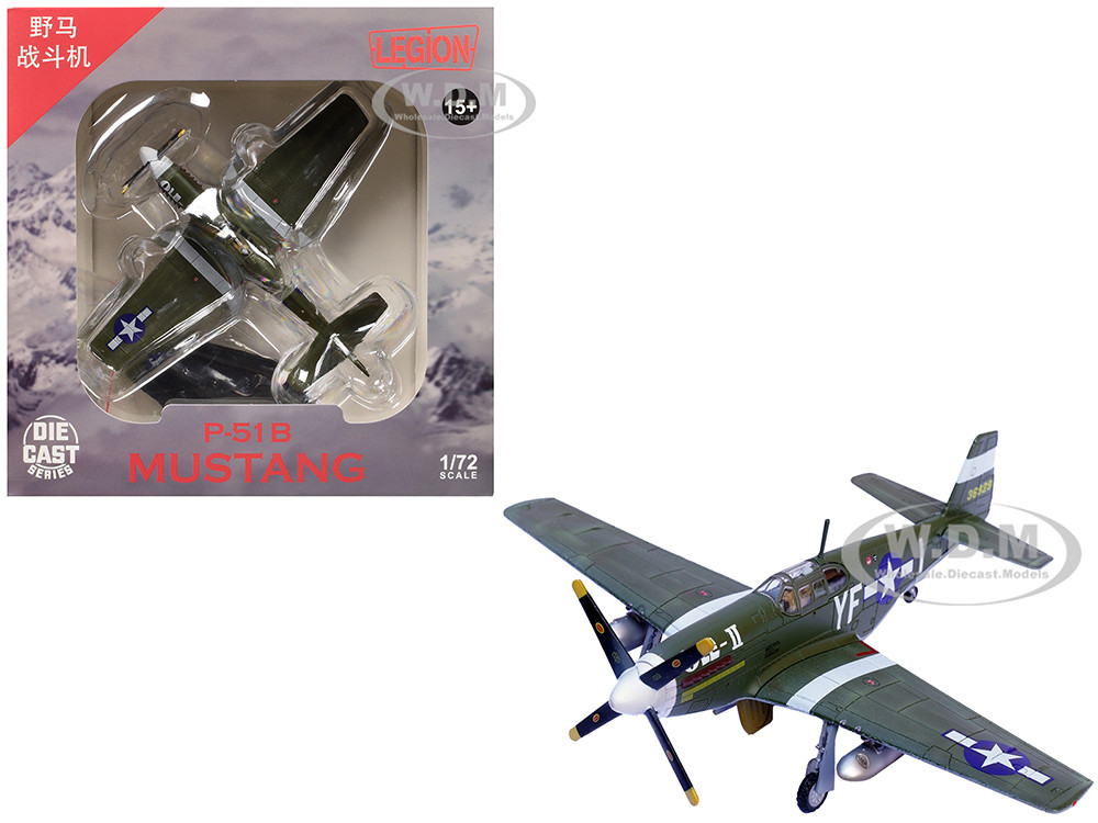 North American P-51B Mustang Aircraft "Ole-II, 358th Fighter Squadron, 355th Fighter Group, Steeple Morden Strafers" (1944) United States Army Air For