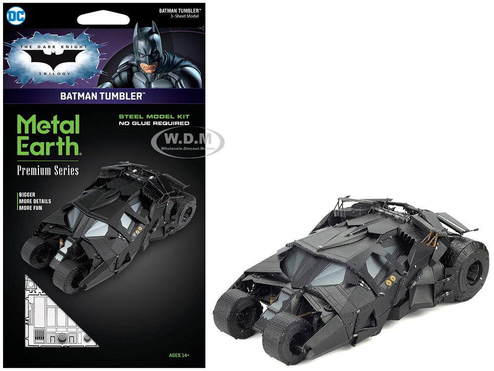 Metal Earth Model Kit Batman Tumbler "The Dark Knight Trilogy" (2005-2012) Movies (Challenging Difficulty) Steel Model by Metal Earth