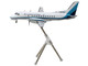 Saab 340A Commercial Aircraft Eastern Express Bar Harbor N407BH White with Blue Stripes Gemini 200 Series 1/200 Diecast Model Airplane GeminiJets G2EAL1306