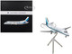 Saab 340A Commercial Aircraft Eastern Express Bar Harbor N407BH White with Blue Stripes Gemini 200 Series 1/200 Diecast Model Airplane GeminiJets G2EAL1306