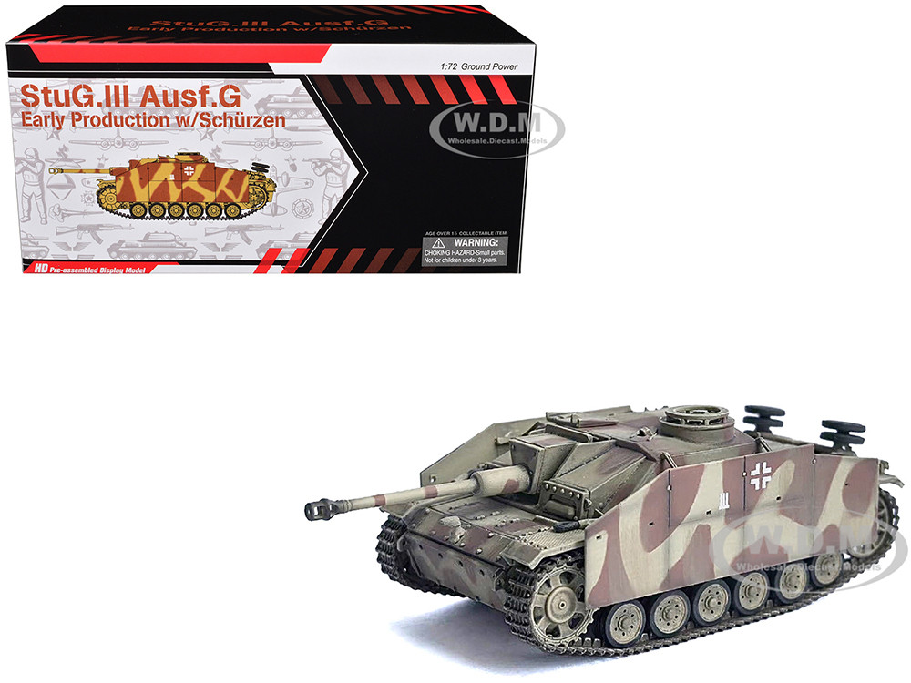 Germany StuG III Ausf. G "Early Production" with Schurzen Tank "Pz.Gren.Div., Totenkopf, Kursk" (1943) "NEO Dragon Armor" Series 1/72 Plastic Model by