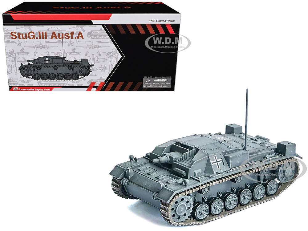 Germany StuG.III Ausf.A Tank "LAH, France" (1940) "NEO Dragon Armor" Series 1/72 Plastic Model by Dragon Models