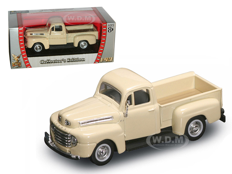 1948 Ford F-1 Pickup Truck Cream 1:43 model Road Signature