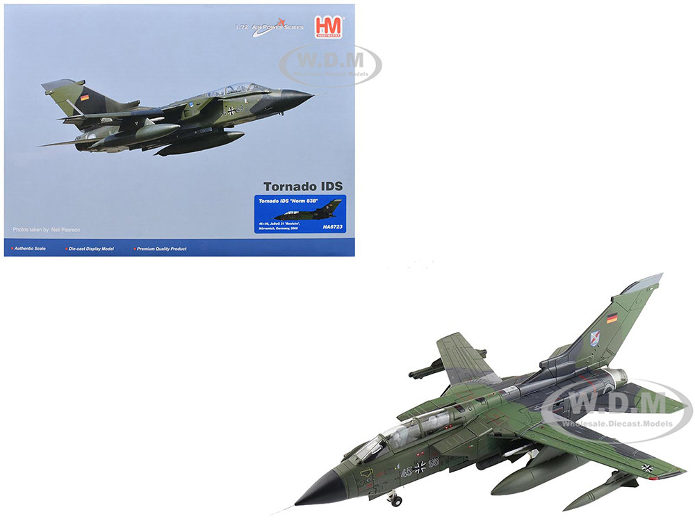 Panavia Tornado IDS Fighter-Bomber Aircraft "Norm 83B, 45+95, JaBoG 31 'Boelcke', Norvenich, Germany" (2008) German Luftwaffe "Air Power Series" 1/72