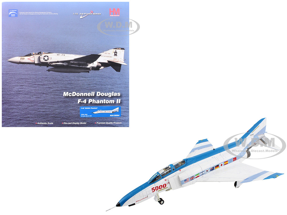 McDonnell Douglas F-4E Phantom II Fighter-Bomber Aircraft "70290, 5000th Phantom, St Louis" (1978) United States Air Force "Air Power Series" 1/72 Die