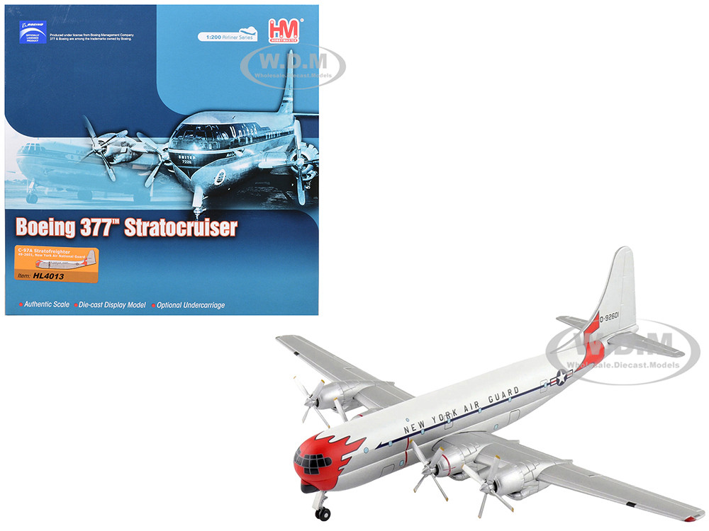 Boeing 377 C-97A Stratofreighter Transport Aircraft "49-2601, New York Air National Guard" United States Air Force "Airliner Series" 1/200 Diecast Mod