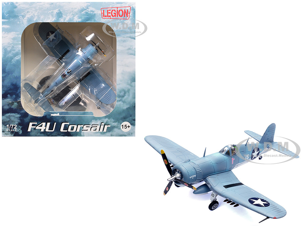 Vought F4U-1 Corsair Fighter Plane "Daphne 'C', 2nd Lt. James N. Cupp, VMF-213, Hell Hawks, Guadalcanal" (1943) United States Marines 1/72 Diecast Mod